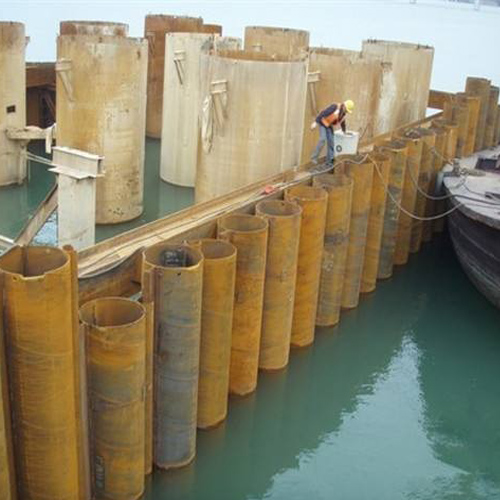 白城钢护筒现场安装